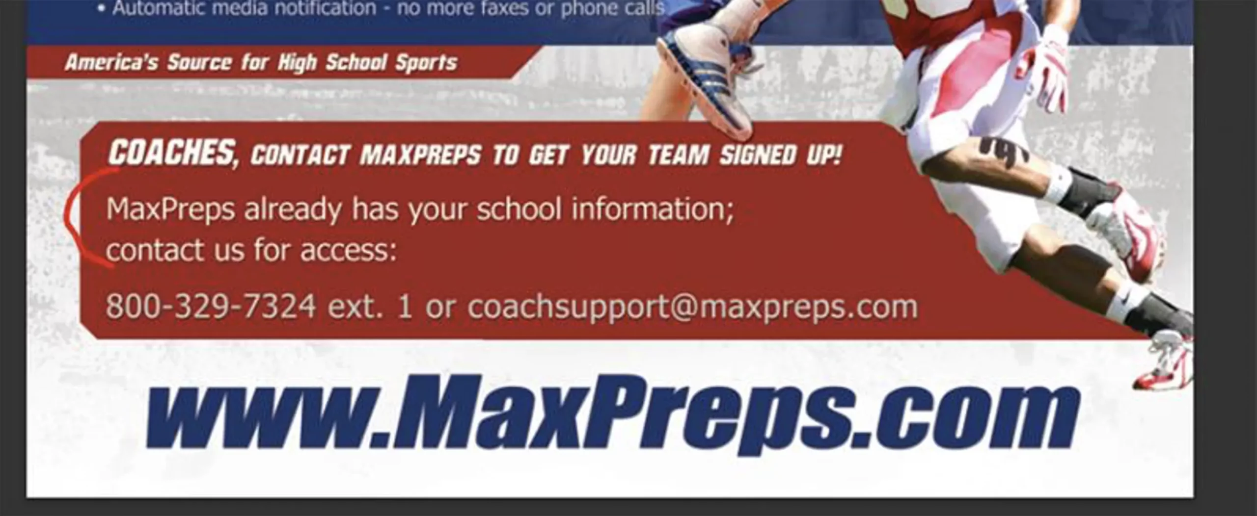 Figure 6 MaxPreps Coach Handout